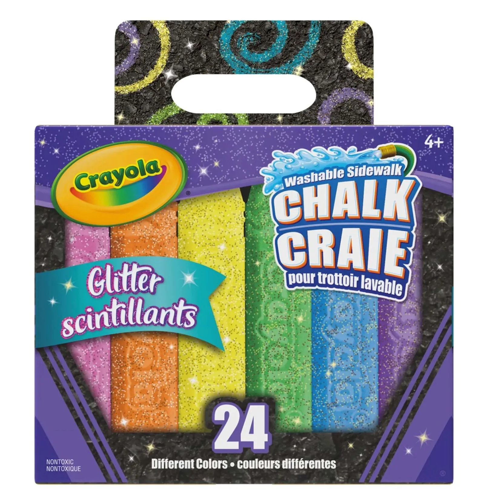 Diy & Activities>Crayola Glitter Chalk (24)