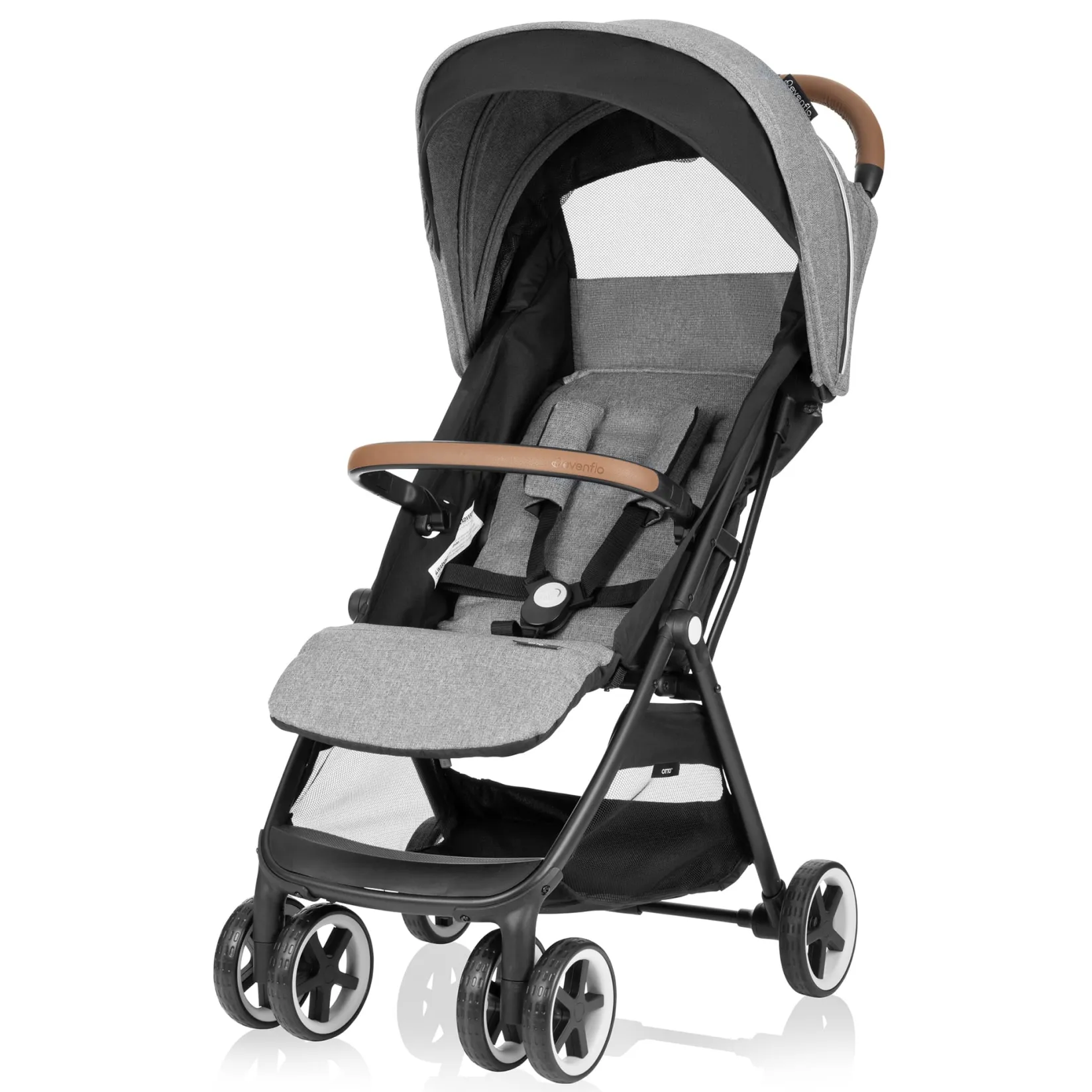 Strollers|Strollers & Trailers>Evenflo GOLD Otto Self-Folding Lightweight Travel Stroller - Moonstone Gray