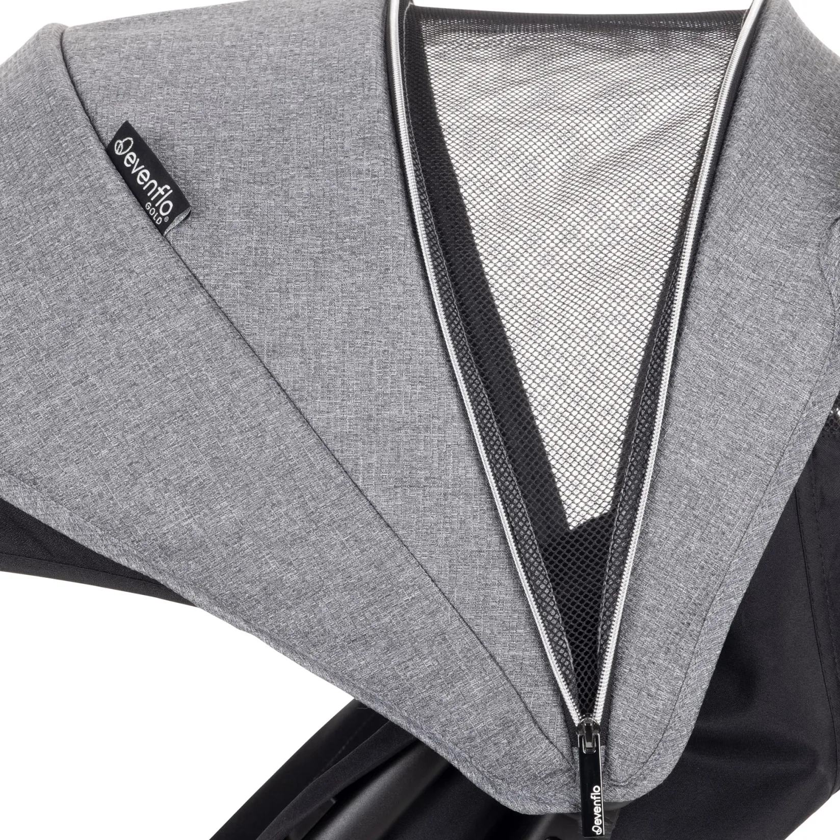 Strollers|Strollers & Trailers>Evenflo GOLD Otto Self-Folding Lightweight Travel Stroller - Moonstone Gray