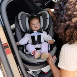 Car Seats & Booster Seats|Car Seats>Evenflo Gold Revolve360 Slim 2-in-1 Rotational Car Seat with SensorSafe - Pearl Gray