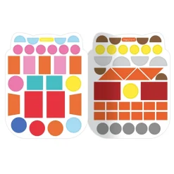 Baby 0-2 Years|Diy & Activities>Auzou Gommettes Formes - l'Aventure de Petit Chat