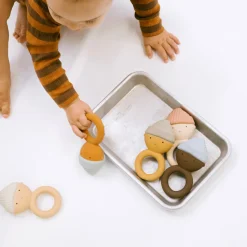 Clearance Gommu Ring Baby Almond Teething Toys