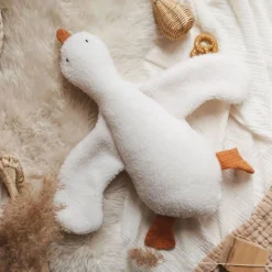 New Goose Soft Toy White Cushions