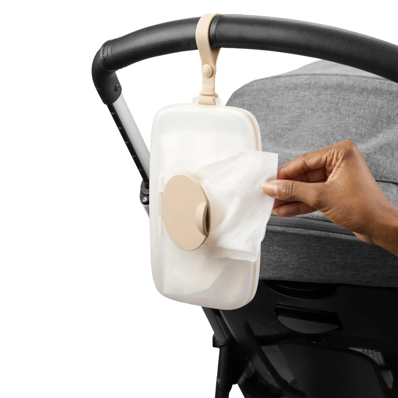 Towels & Wipes|Towels & Wipes>Skip Hop Grab & Go Snug Seal Wipes Case - Oat