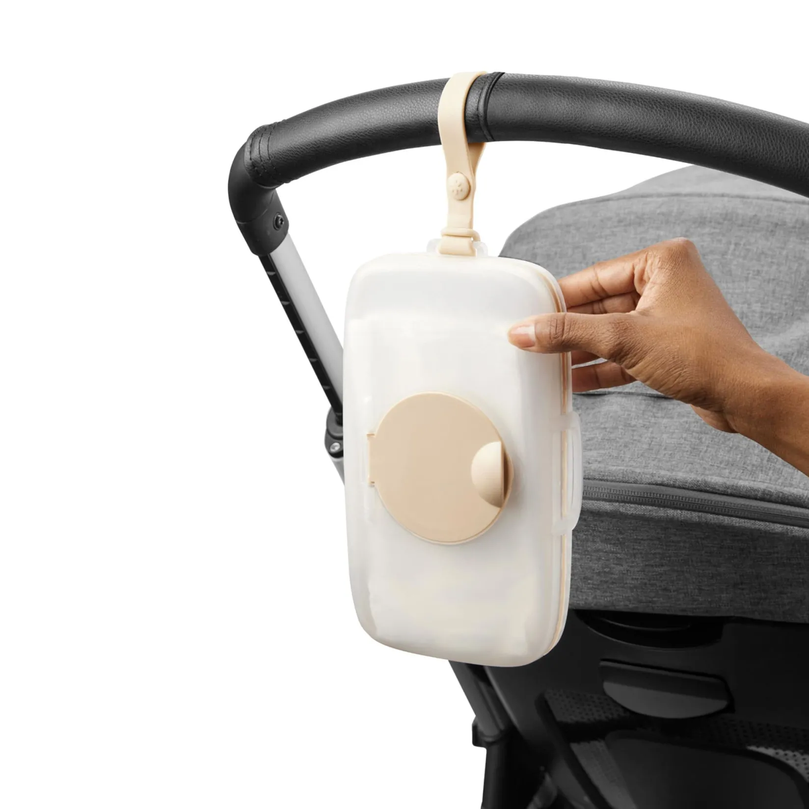 Towels & Wipes|Towels & Wipes>Skip Hop Grab & Go Snug Seal Wipes Case - Oat