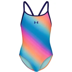 Swimsuits>Under Armour Gradient 1pc Swimsuit 7-14 Fuchsia