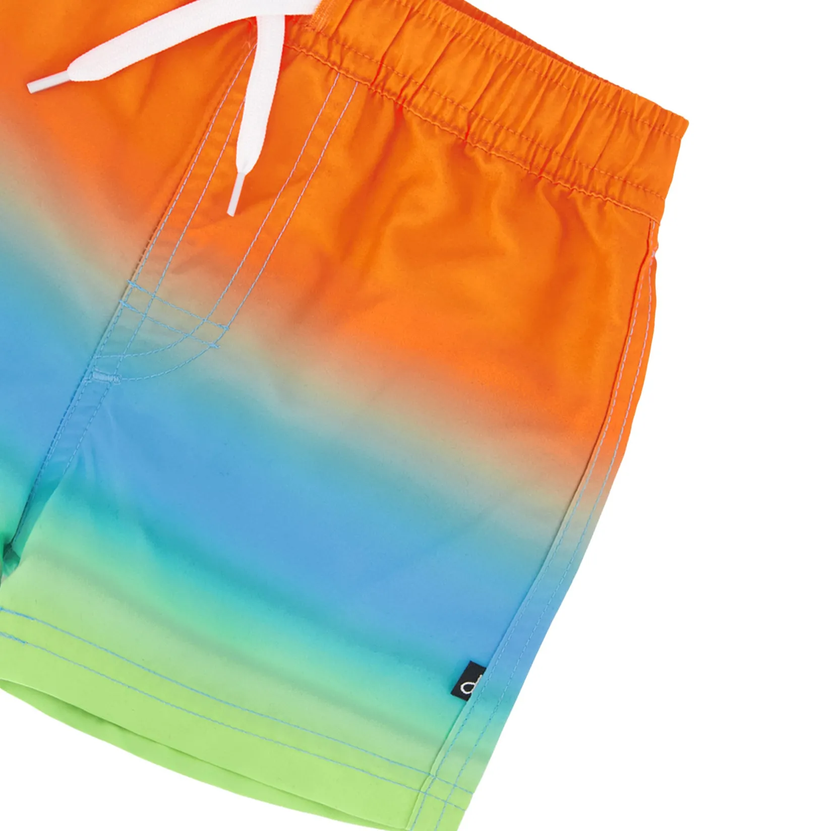 Swimsuits>Deux par Deux Gradient Swim Short 2-6 Orange