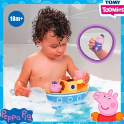 Clearance Grandpa Pig's Splash & Pour Boat Bath Toys|Bath Accessories