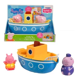 Clearance Grandpa Pig's Splash & Pour Boat Bath Toys|Bath Accessories