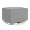 New Grano Ottoman - Pepper Grey / Steel Gliders & Rocking Chairs|Gliders & Rocking Chairs