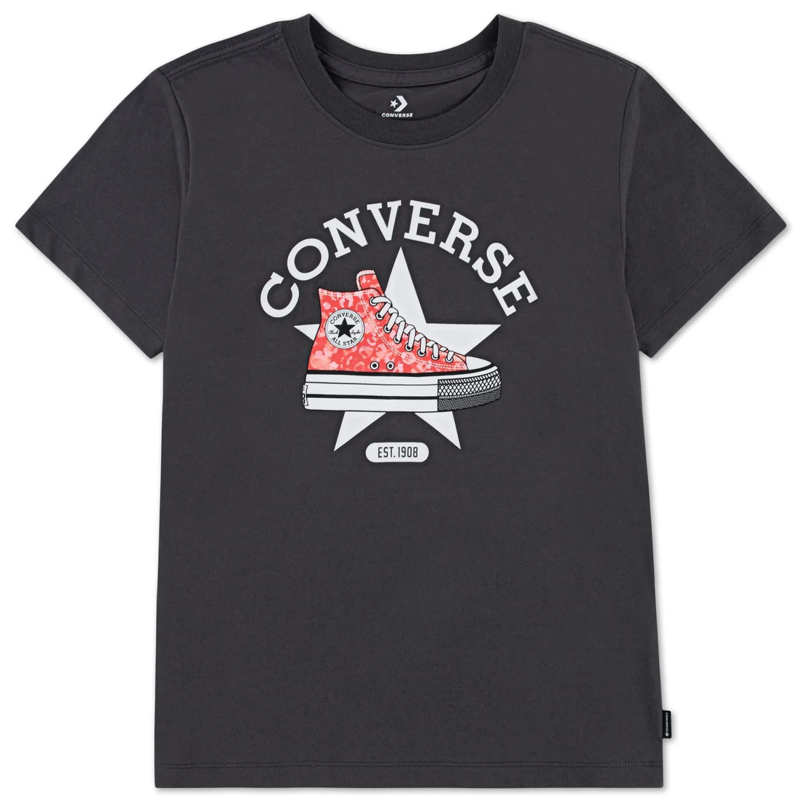Tops>Converse Graphic Sneaker T-shirt 7-16y Black