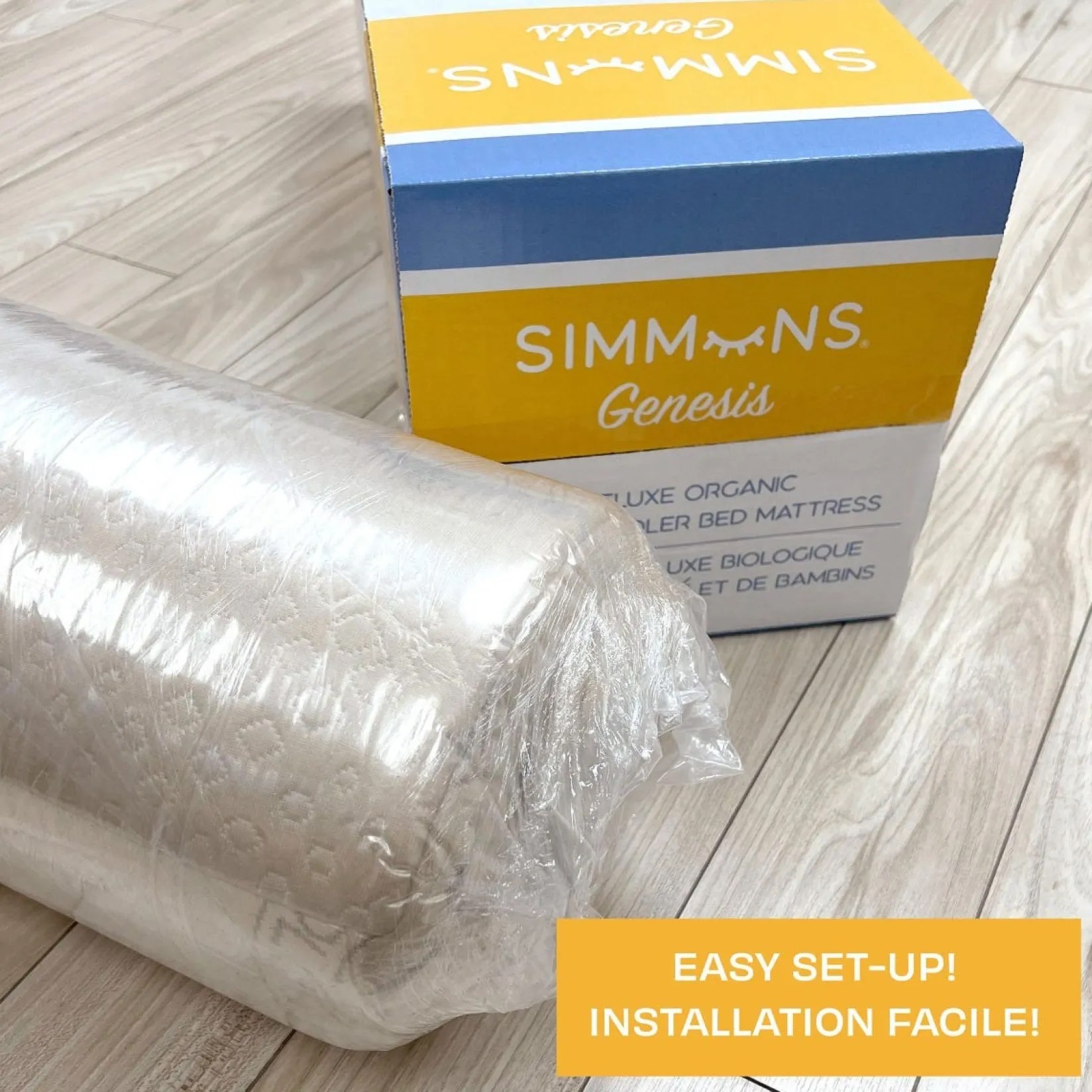 Mattresses|Cribs & Mattresses>Jupiter GREENGUARD Gold Certified Rolled Mattress for Baby - Simmons