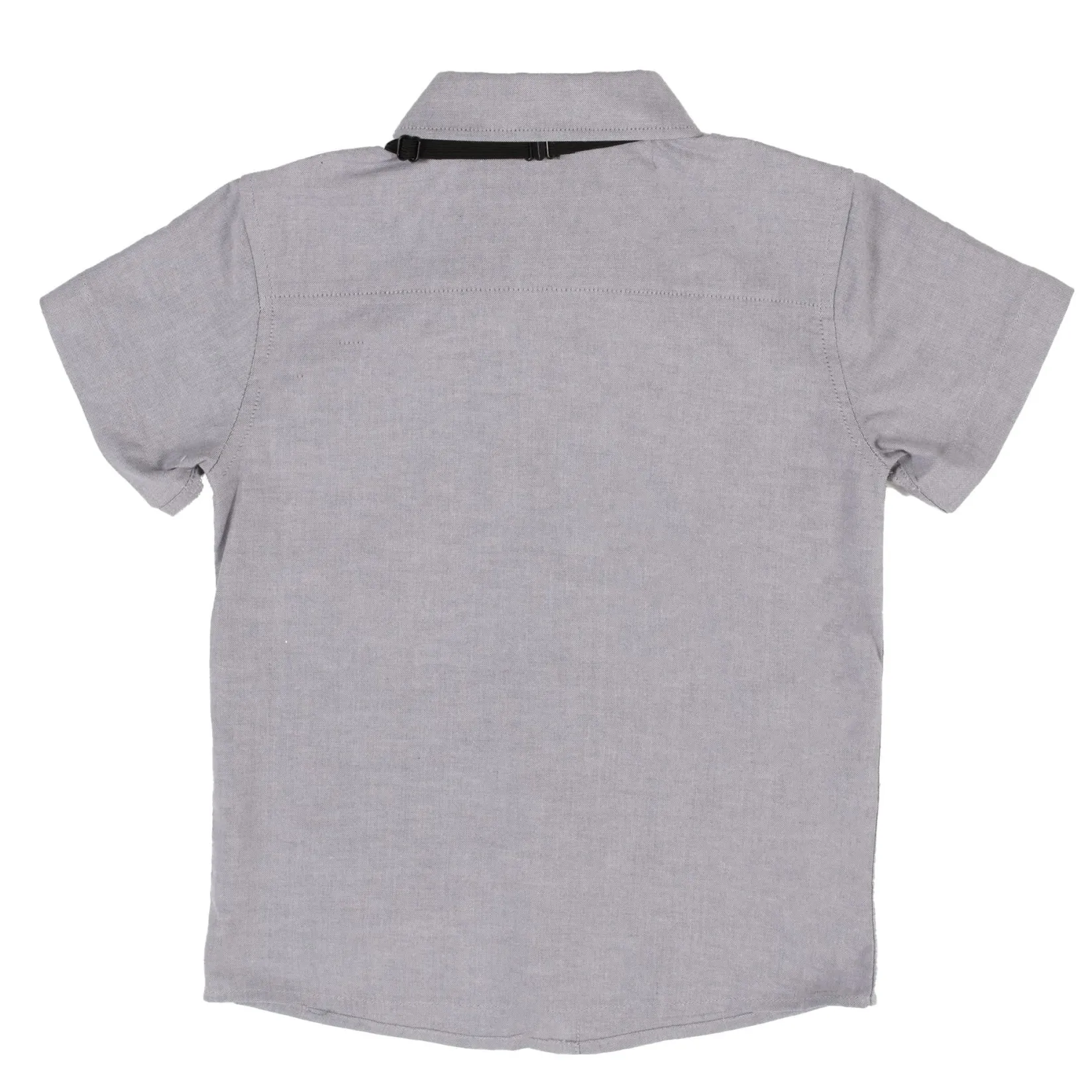 Tops>Nano Bow Tie Shirt 2-12y Grey