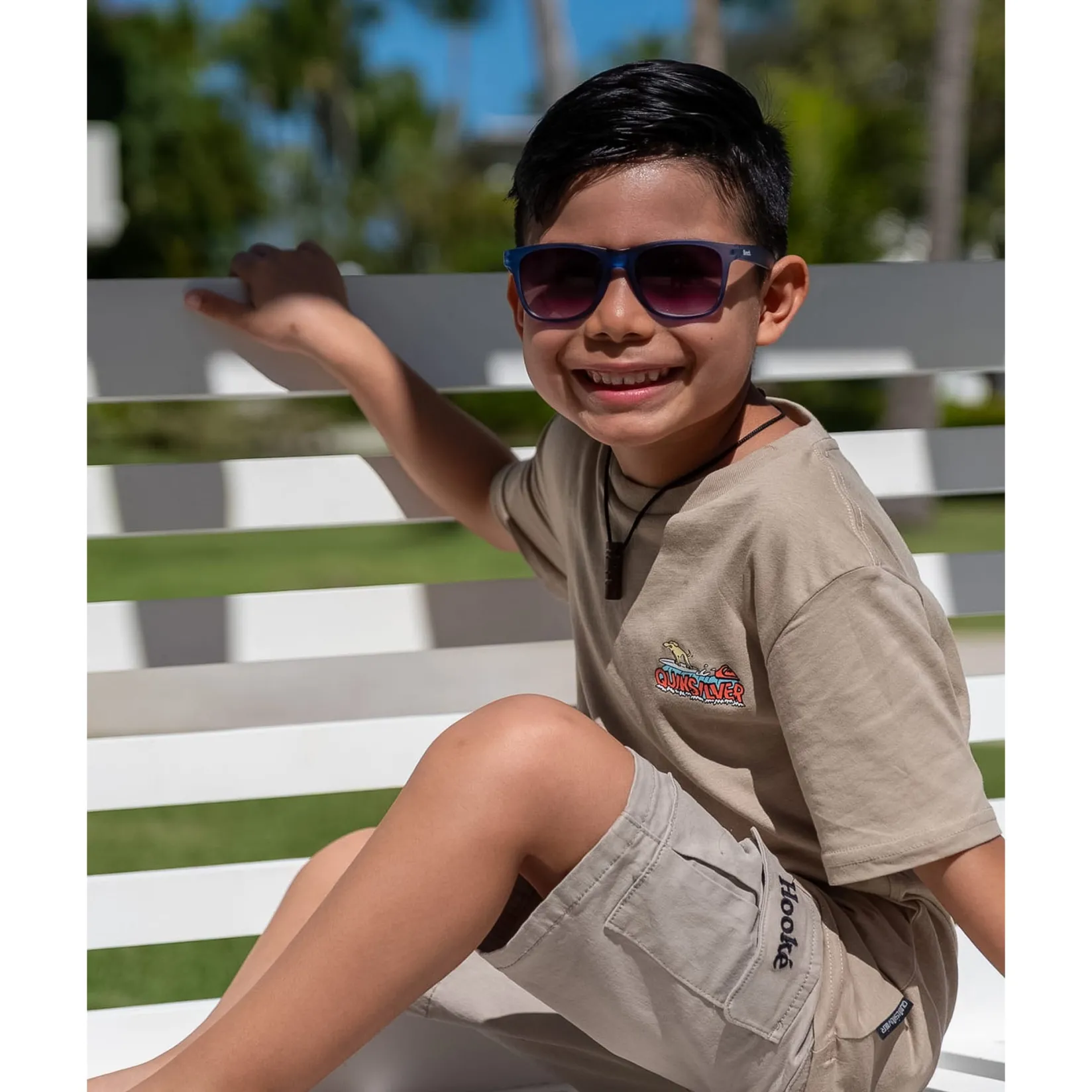 Clearance Grey Cargo Short 2-12y Kids/BOY Shorts & Bermuda