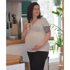 Outlet Grey Nursing T-shirt Tops