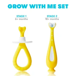 Oral Care>Fridababy Grow-With-Me Training Toothbrush Set