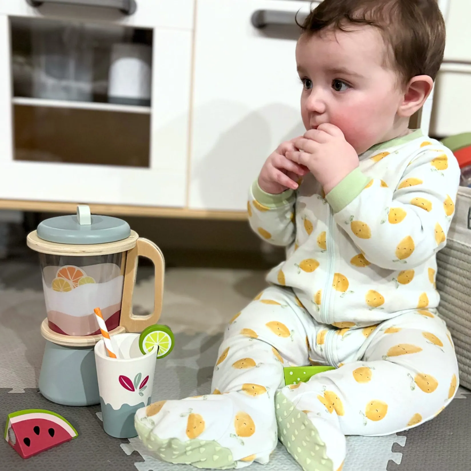 Pajamas|Pyjamas>Bebe Confort Guacamole Lemons Pajamas 0-30m Blue