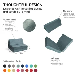 Hot Half Modular Sofa - River Stone Kid'S Tables & Chairs