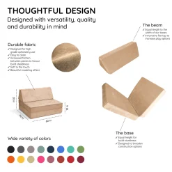 New Half Modular Sofa - Sand Dune Kid'S Tables & Chairs