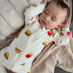 Sale Hamburgers Pajamas Prem-30m BOY Preemie Clothing|Pajamas