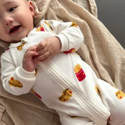 Sale Hamburgers Pajamas Prem-30m BOY Preemie Clothing|Pajamas