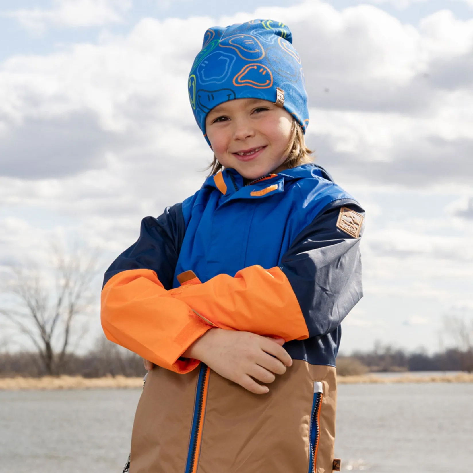 Happy Faces Hat 2-14 Kids/BOY Beanies