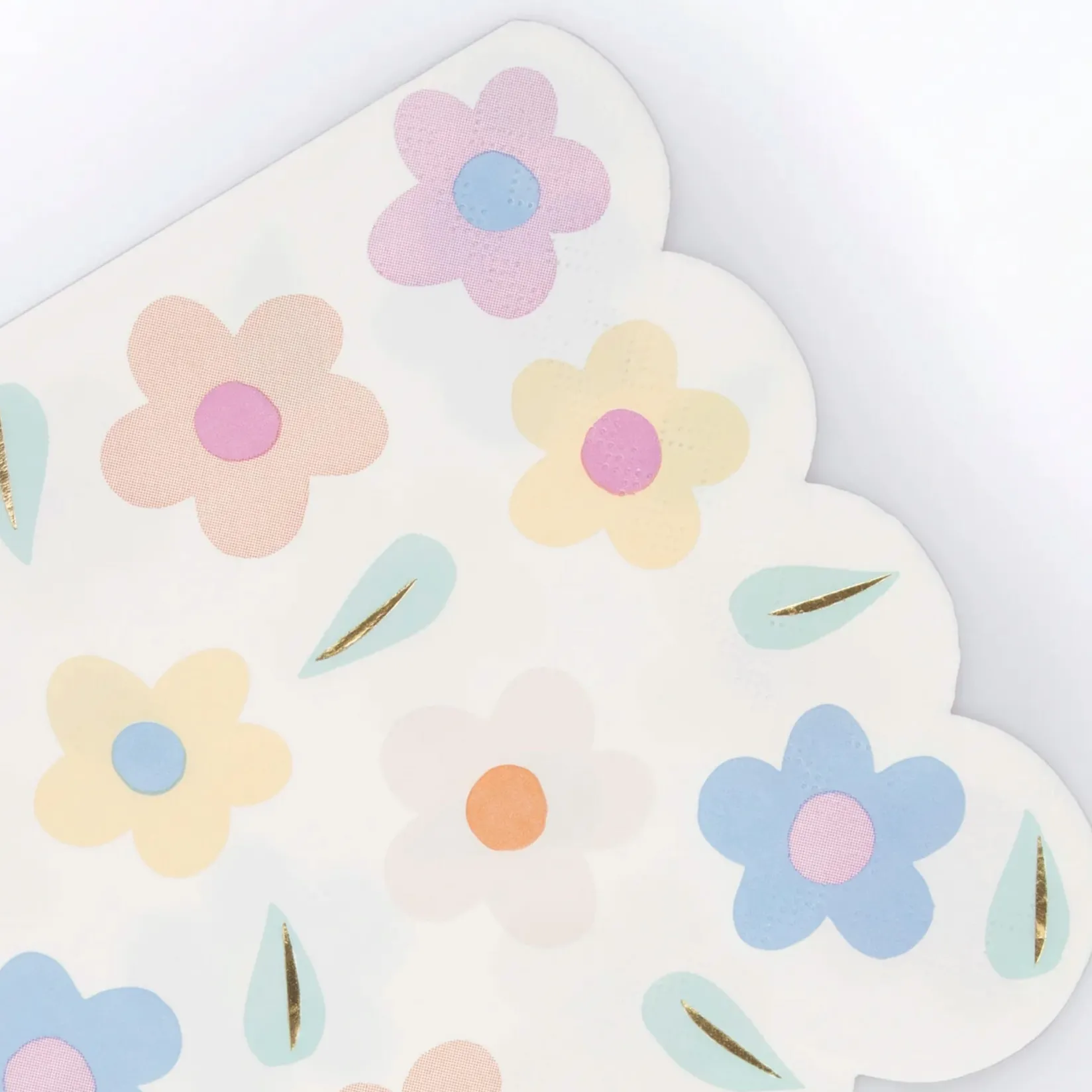 Party Supplies>Meri Meri Happy Flowers Large Napkins (16)