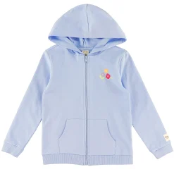 Fleeces And Sweatshirts|Tops>Camp by Birdz Heart Flower Hoodie 2-8y Bleu