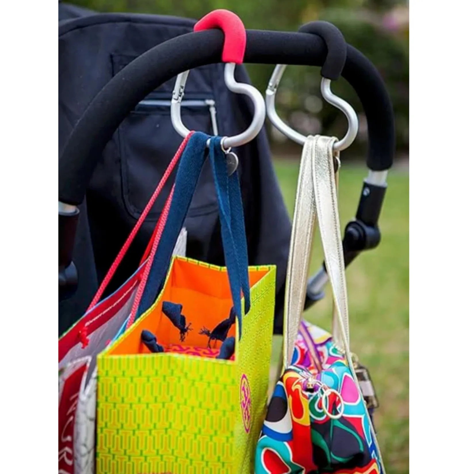 Online Heart Hook Silver Aluminium Strollers & Trailers