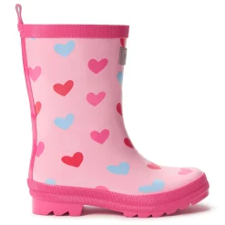 Rain Boots>Hatley Heart Rain Boots 6-3 Pink