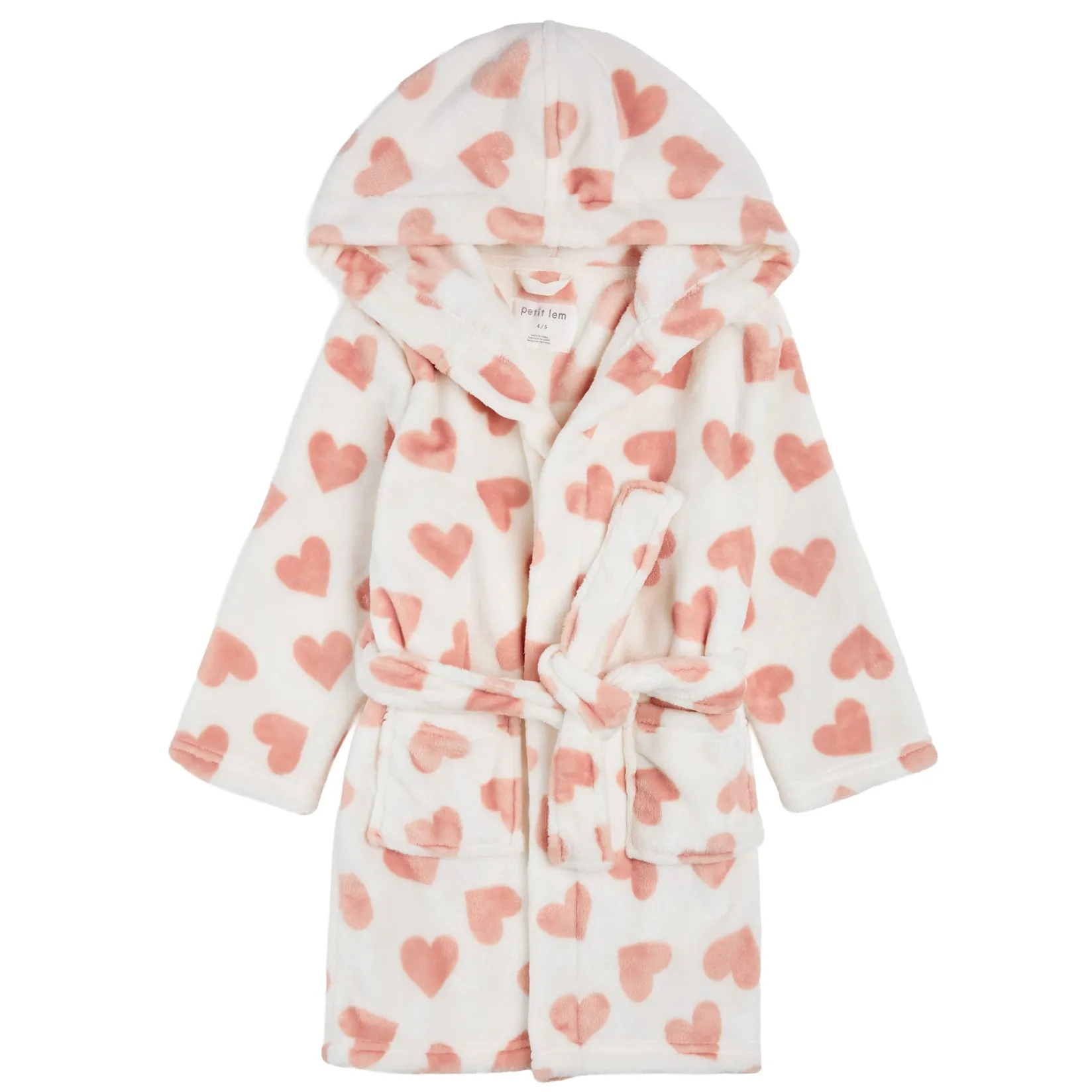 Clearance Hearts Bathrobe 2-14 Kids Pajamas & Bathrobes