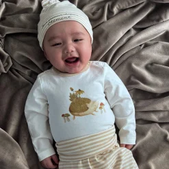 Preemie Clothing|Bodysuits>Mon Premier Hedgehog My First Bodysuit Premature-18m Ivory