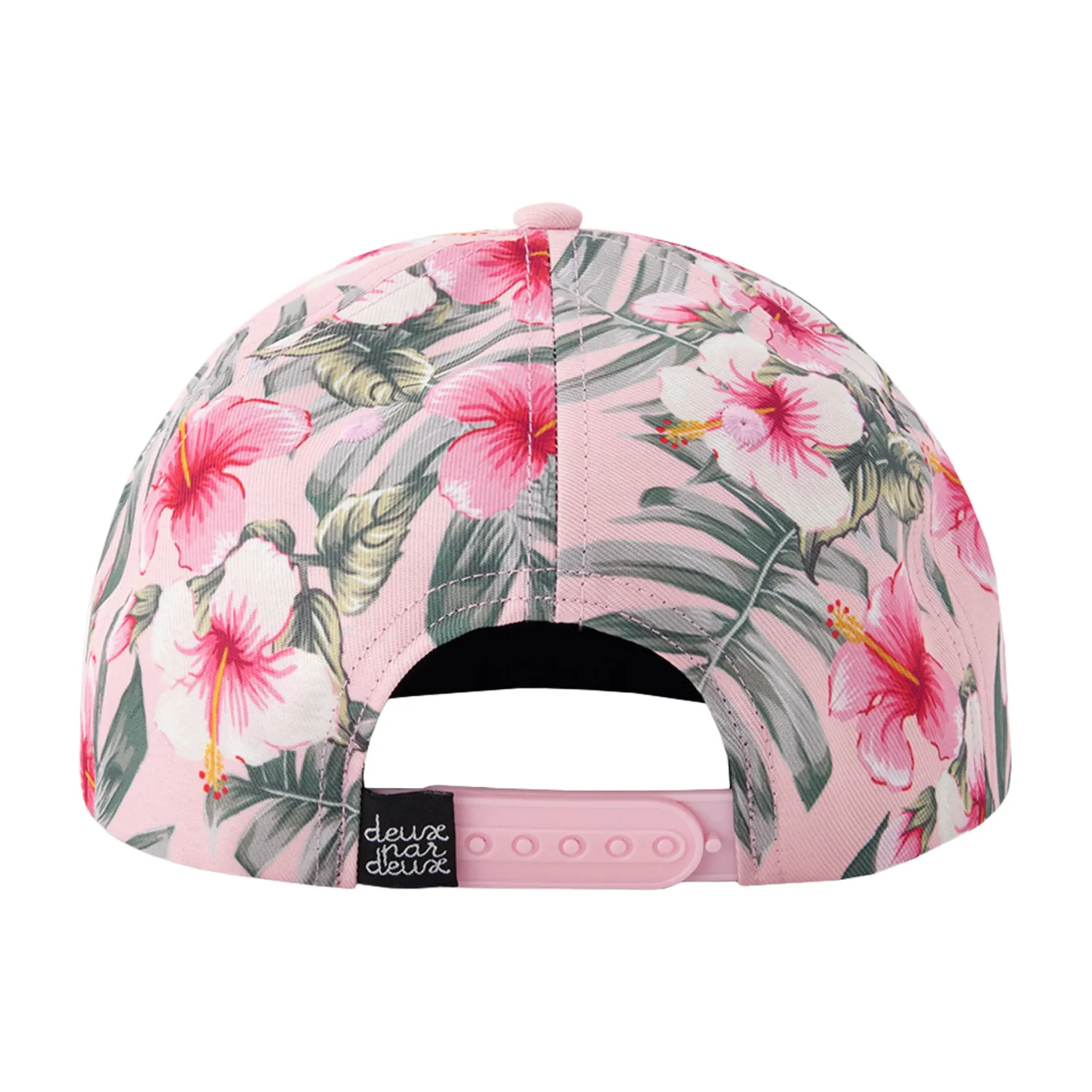 Hats & Caps>Deux par Deux Hibiscus Cap 3-14 Pink