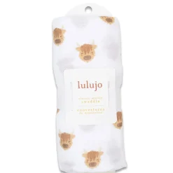 Outlet Highland Cow- cotton Muslin Swaddle Kids Blankets|Blankets