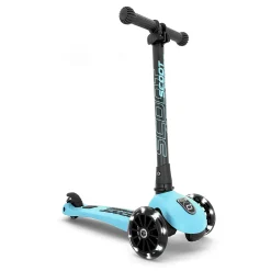 Bikes And Accessories|Bikes & Scooters>Scoot and Ride Highwaykick 3 Led Scooter - Blueberry