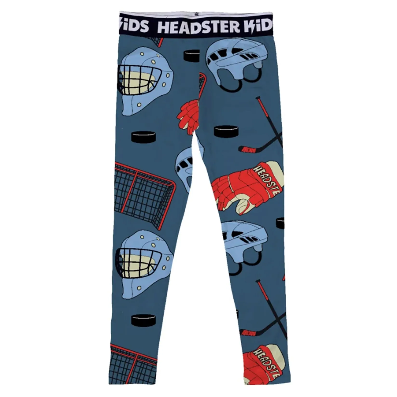 Underwear & Socks|Fleeces And Sweatshirts>Headster Kids Hockey Night Base Layer 2-10y Blue