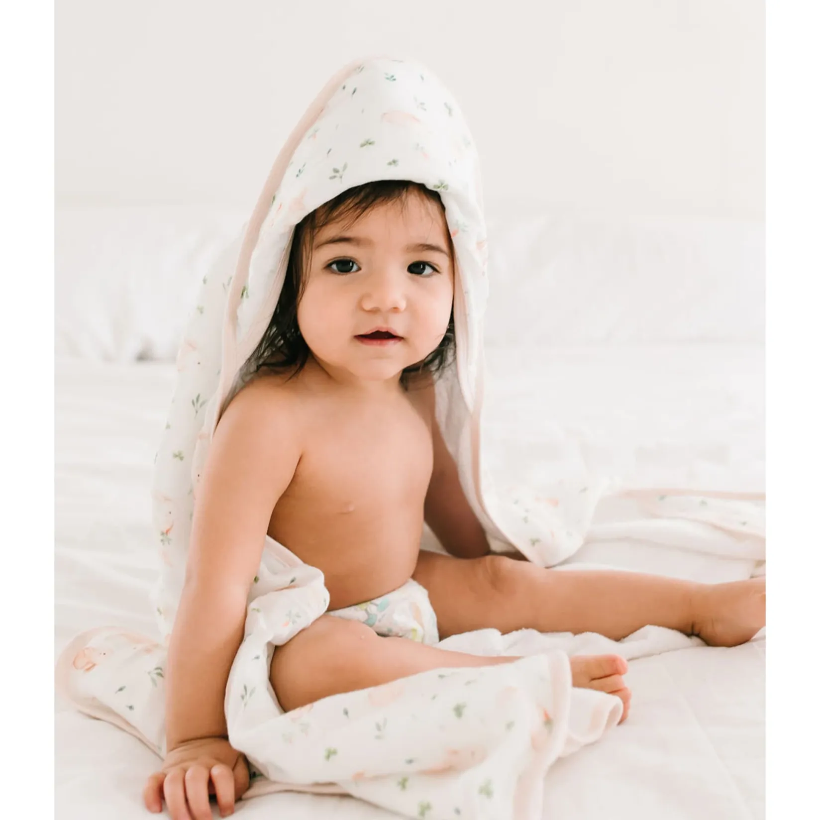 Outlet Hooded Towel Set - Bunny Meadow Kids Muslin Products|Towels & Wipes