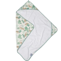 New Hooded Towel Set - Jungle Kids Muslin Products|Towels & Wipes