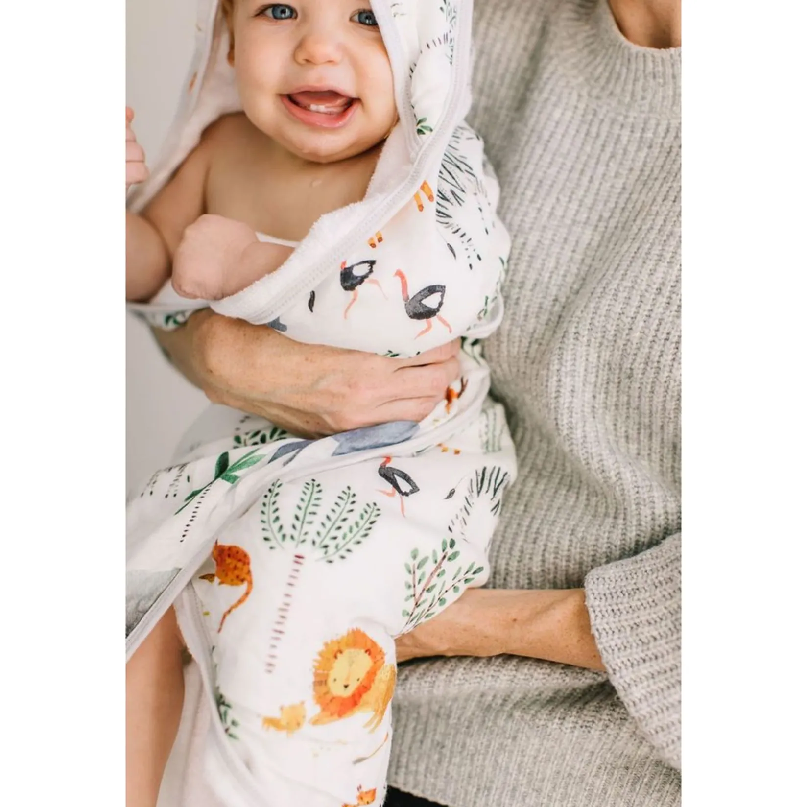 Hot Hooded Towel Set - Safari Jungle Kids Muslin Products|Towels & Wipes