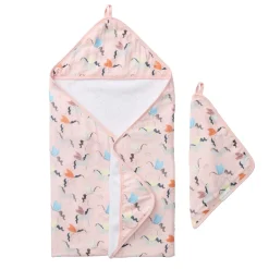 Muslin Products|Towels & Wipes>Loulou Lollipop Hooded Towel Set-Unicorn Balle