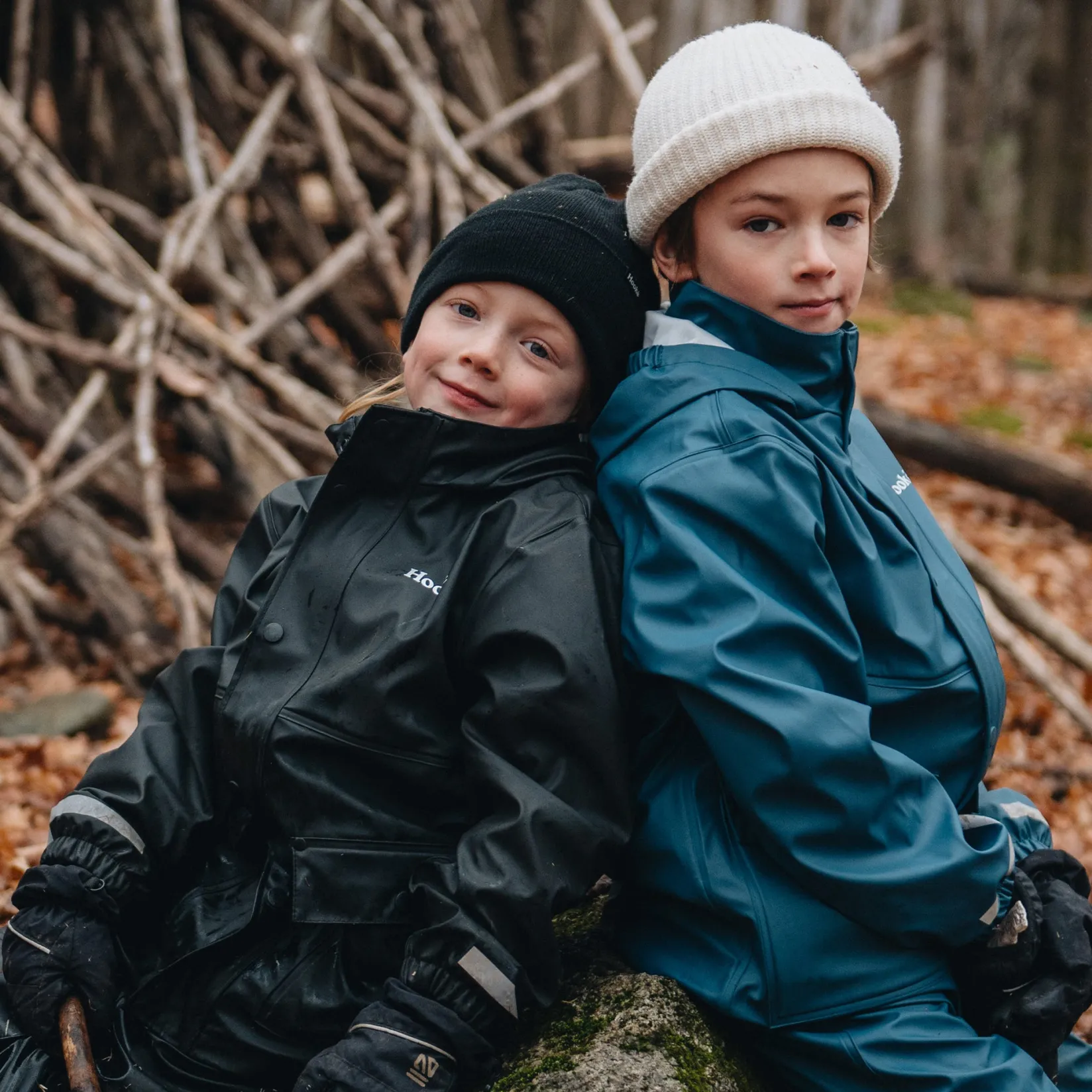 Outerwear|Outerwear>Hooke Hooké PU Rain Set 2-7y Blue