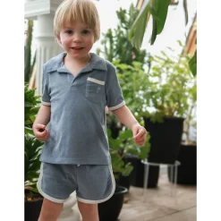 Shorts & Bermuda>Chat Botte Horizon Terry Shorts 2-8y Blue