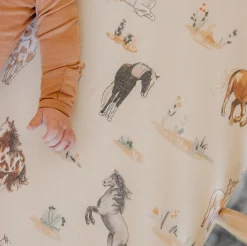 Clearance Horse-Crib Sheets Kids Sheets|Bedding