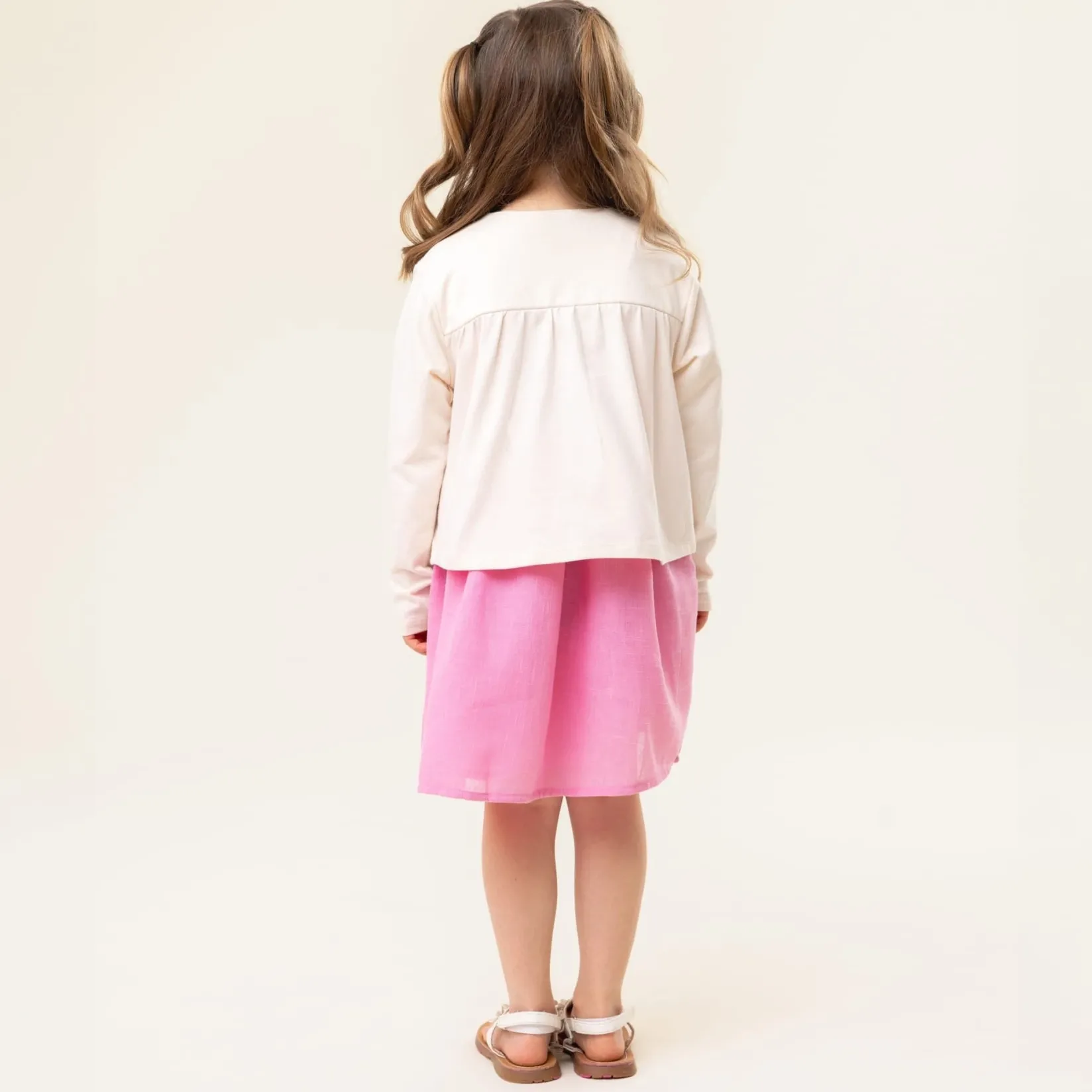Tops|Fleeces And Sweatshirts>Nano Humingbird Cardigan 2-10y Ivory