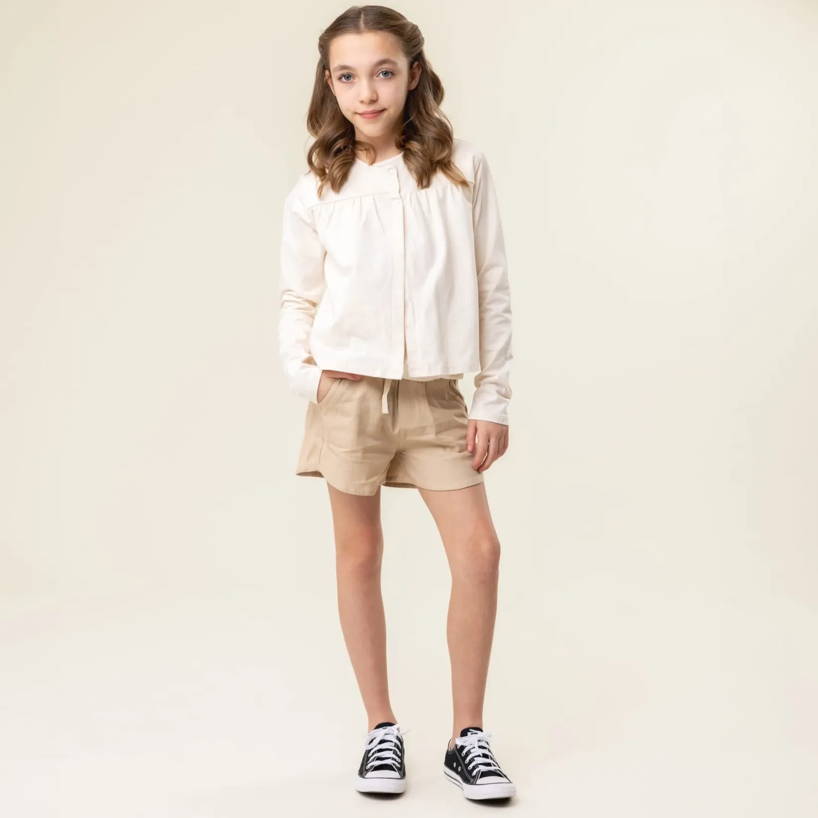 Tops|Fleeces And Sweatshirts>Nano Humingbird Cardigan 2-10y Ivory