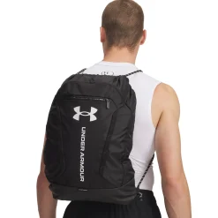 Shoe Bags>Under Armour Hustle Sackpack Black