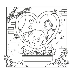 4 Years And Over|Diy & Activities>Nathan I love you : mon petit monde cosy