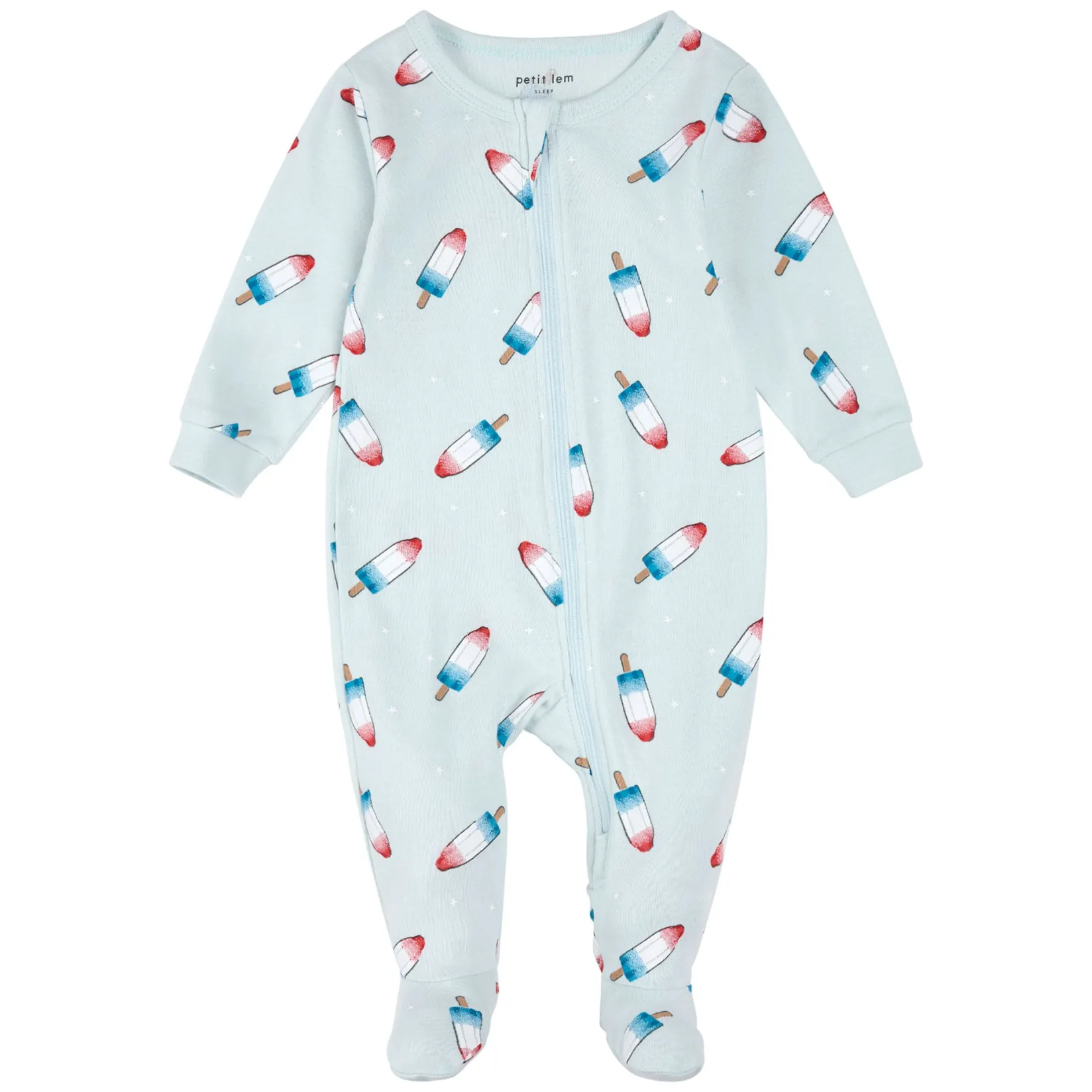 Pajamas|Pajamas>Petit Lem Ice Pop Pajamas 0-24m Blue