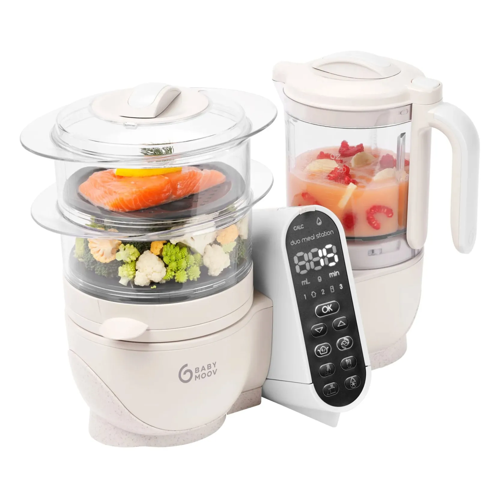 Cleaning & Food Preparation|Food Preparation>Babymoov 5-In-1 Duo Meal Station Nutribaby+
