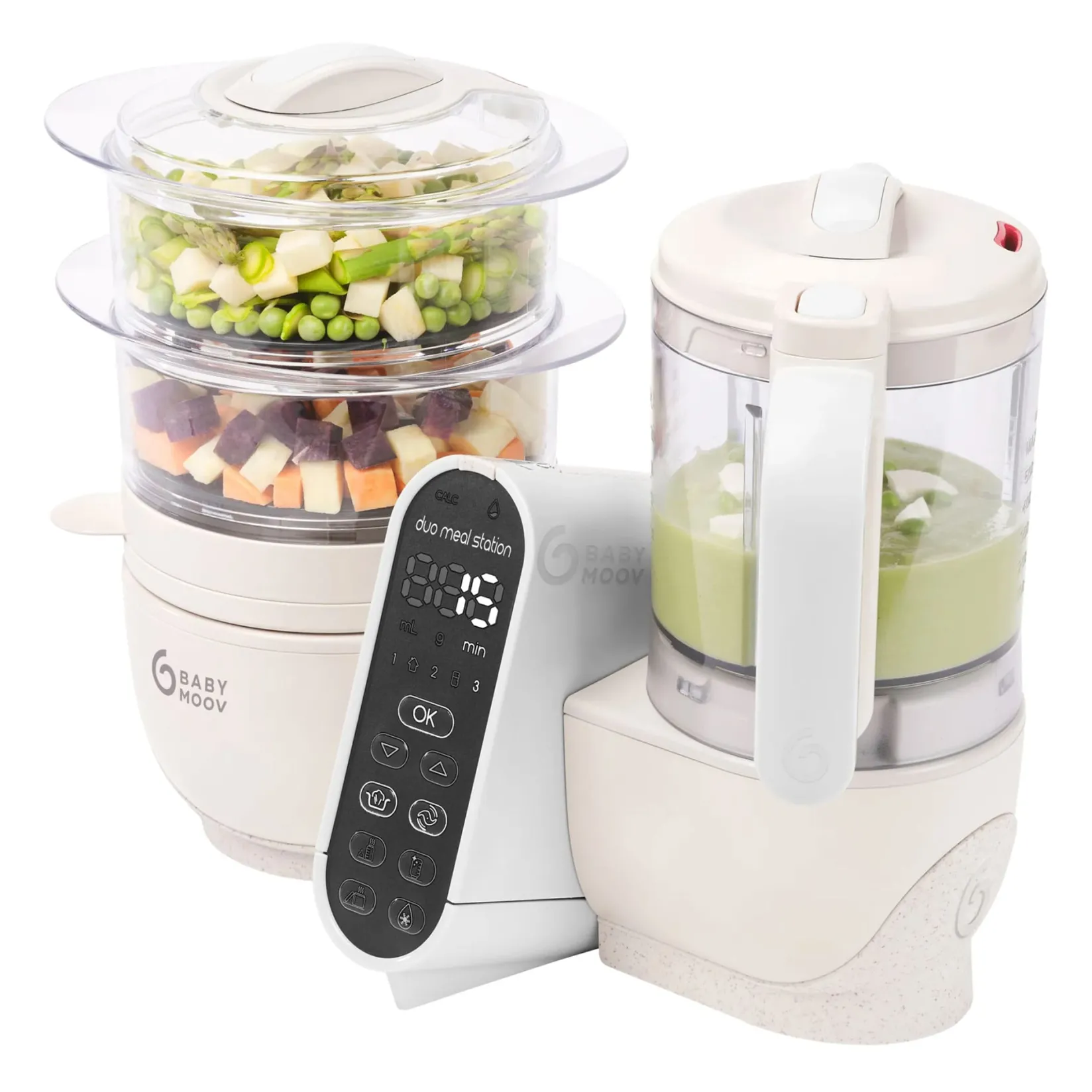 Cleaning & Food Preparation|Food Preparation>Babymoov 5-In-1 Duo Meal Station Nutribaby+